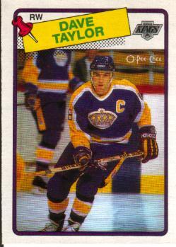 1988-89 O-Pee-Chee #46 Dave Taylor Front