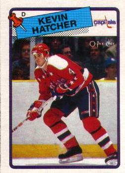 1988-89 O-Pee-Chee #86 Kevin Hatcher Front