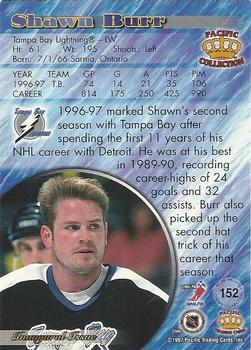 1997-98 Pacific Crown Collection - Silver #152 Shawn Burr Back