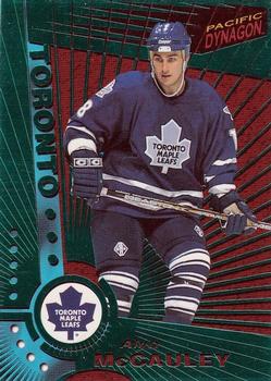 1997-98 Pacific Dynagon - Emerald Green #ROOKIE Alyn McCauley Front