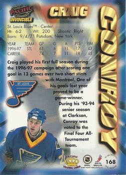 1997-98 Pacific Invincible - NHL Regime #168 Craig Conroy Back