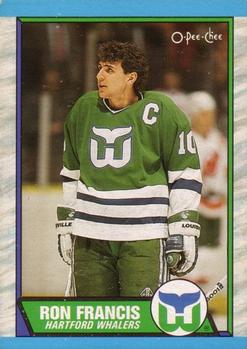 1989-90 O-Pee-Chee #175 Ron Francis Front