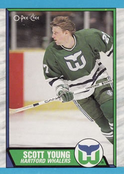 1989-90 O-Pee-Chee #209 Scott Young Front