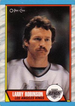 1989-90 O-Pee-Chee #235 Larry Robinson Front