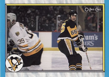 1989-90 O-Pee-Chee #312 Pittsburgh Penguins Front