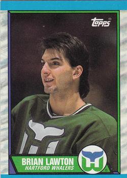 1989-90 Topps #91 Brian Lawton Front