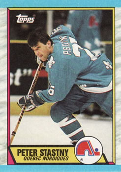 1989-90 Topps #143 Peter Stastny Front