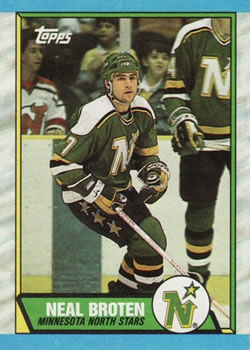 1989-90 Topps #87 Neal Broten Front