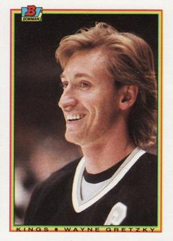 1990-91 Bowman #143 Wayne Gretzky Front