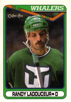1990-91 O-Pee-Chee #162 Randy Ladouceur Front