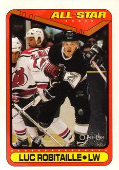1990-91 O-Pee-Chee #194 Luc Robitaille Front