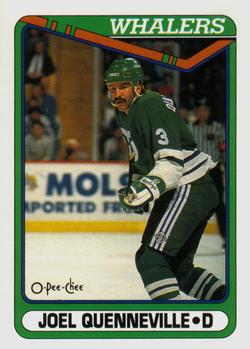 1990-91 O-Pee-Chee #418 Joel Quenneville Front