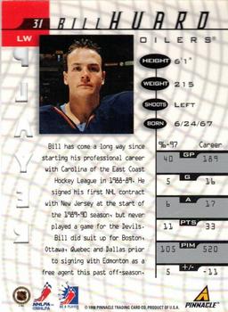 1997-98 Pinnacle Be a Player - Autographs Prismatic Die Cut #31 Bill Huard Back