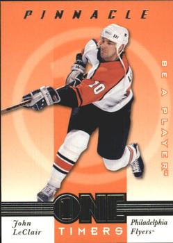 1997-98 Pinnacle Be a Player - One Timers #9 John LeClair Front