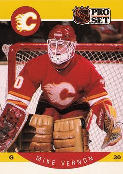 1990-91 Pro Set #47 Mike Vernon Front