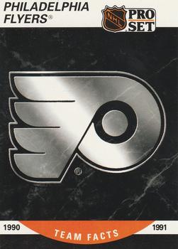 1990-91 Pro Set #579 Philadelphia Flyers Logo Front