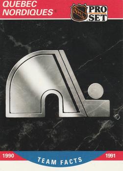 1990-91 Pro Set #581 Quebec Nordiques Logo Front