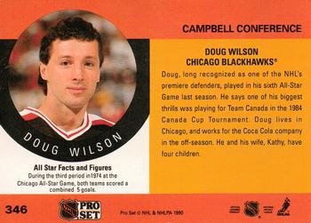 1990-91 Pro Set #346 Doug Wilson Back