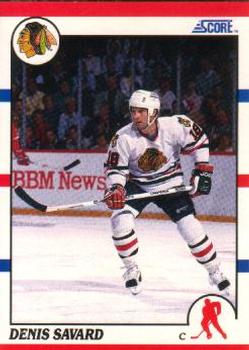1990-91 Score American #125 Denis Savard Front