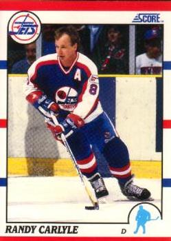 1990-91 Score American #136 Randy Carlyle Front
