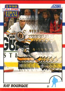 1990-91 Score American #313 Ray Bourque Front
