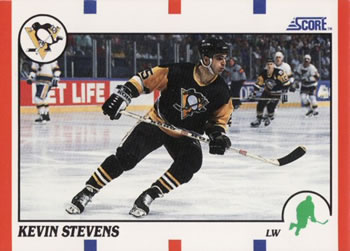 1990-91 Score American #53 Kevin Stevens Front