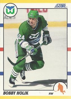 1990-91 Score Rookie and Traded #10T Bobby Holik Front