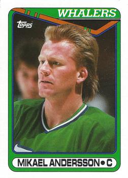 1990-91 Topps #35 Mikael Andersson Front