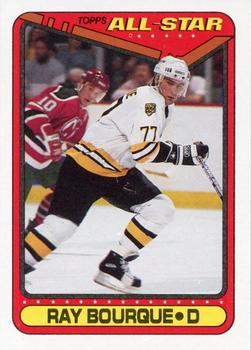 1990-91 Topps #196 Ray Bourque Front
