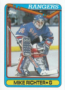 1990-91 Topps #330 Mike Richter Front