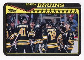 1990-91 Topps #165 Boston Bruins Front