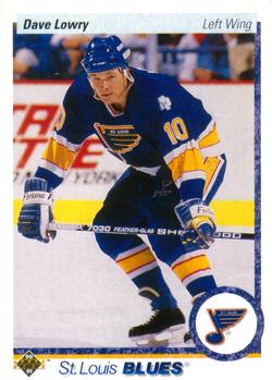 1990-91 Upper Deck #349 Dave Lowry Front