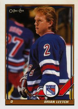 1991-92 O-Pee-Chee #108 Brian Leetch Front