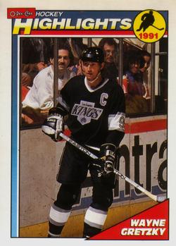 1991-92 O-Pee-Chee #201 Wayne Gretzky Front
