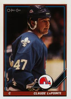 1991-92 O-Pee-Chee #431 Claude Lapointe Front