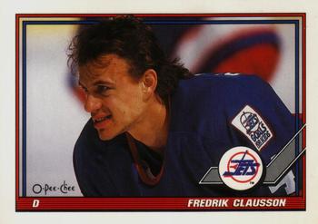 1991-92 O-Pee-Chee #45 Fredrik Olausson Front