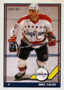 1991-92 O-Pee-Chee #483 Mike Lalor Front