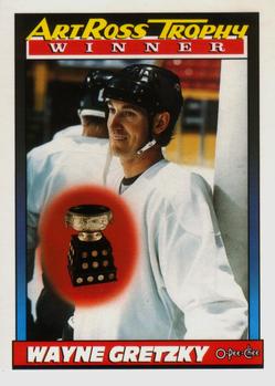 1991-92 O-Pee-Chee #522 Wayne Gretzky Front