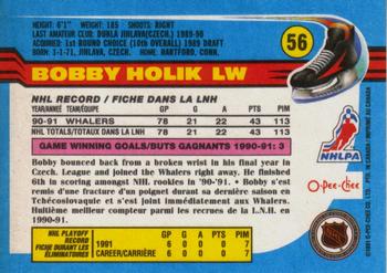 1991-92 O-Pee-Chee #56 Bobby Holik Back