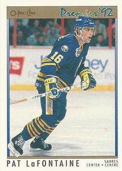 1991-92 O-Pee-Chee Premier #64 Pat LaFontaine Front