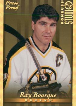 1997-98 Studio - Press Proofs Gold #28 Ray Bourque Front