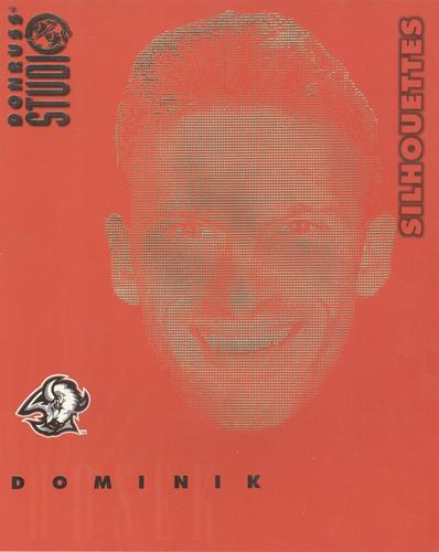 1997-98 Studio - Silhouettes 8x10 #7 Dominik Hasek Front