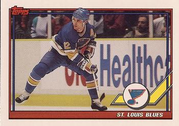 1991-92 Topps #347 St. Louis Blues Front