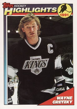 1991-92 Topps #524 Wayne Gretzky Front