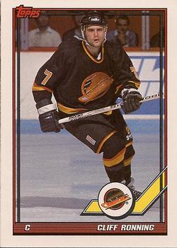 1991-92 Topps #59 Cliff Ronning Front