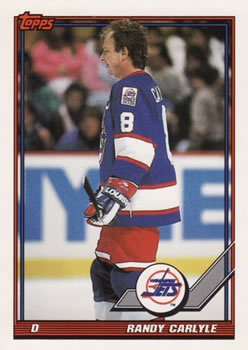 1991-92 Topps #72 Randy Carlyle Front