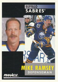 1991-92 Pinnacle #64 Mike Ramsey Front