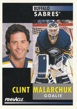 1991-92 Pinnacle #103 Clint Malarchuk Front