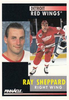 1991-92 Pinnacle #155 Ray Sheppard Front
