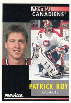 1991-92 Pinnacle #175 Patrick Roy Front